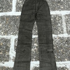 Pantalone di velluto a costine - vestibilità a gamba dritta a zampa - TAGLIA 46