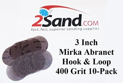 MIRKA ABRASIVES465-9A203400 ABRANET 3 DISC 400G 50/PK