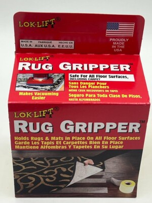 Lok-Lift Rug Gripper, Hold Rugs in Place on all Floor Surfaces - 2.5