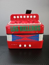 Kids Accordion 10 keys Button Accordian, Musical Instrument, Mini Accordion Red