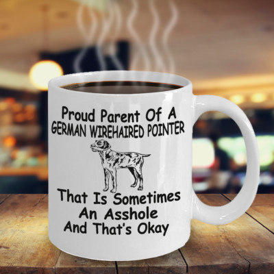German Wirehaired Pointer,Deutsch Drahthaar,Vorstehhund,Drahthaar,Cup,GWP,Mug,2