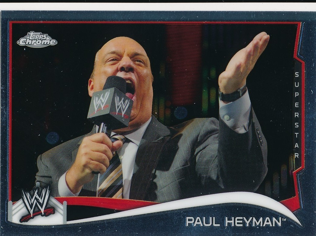 #36 PAUL HEYMAN 2014 Topps Chrome WWE