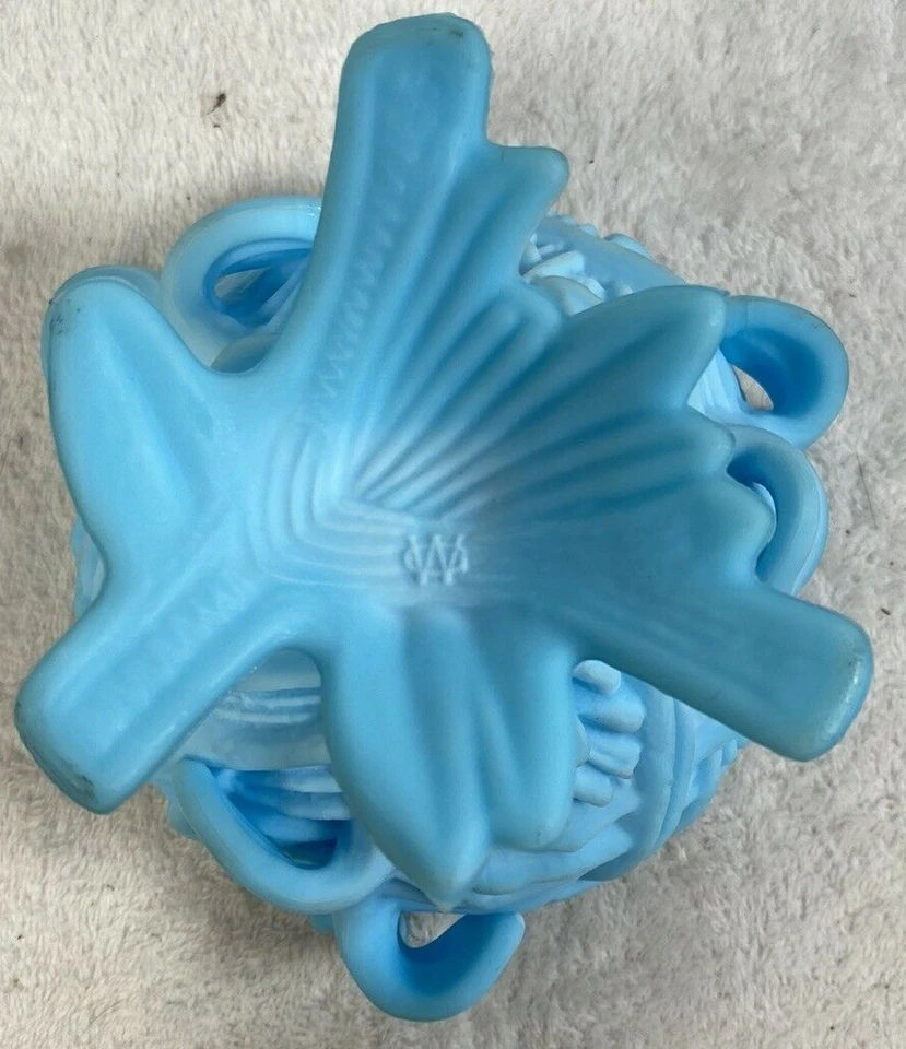 William Crumpleholme коробка для безделушек птица гнездо винтажная синяя керамическая фигурка - Изображение 3 из 3