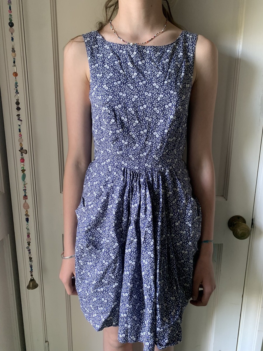 jack wills dress size 6Very Pretty Bow On Back Zips Up Cute Summer Dress X  | eBay UK