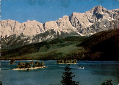 Eibsee - the Eibsee with its islands 1000m/jagged edge unused