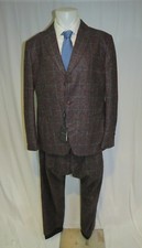Giorgio Armani Black Label Ginza Cashmere Blend Flannel Three BTTN Suit 48R NWT