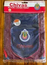 CHIVAS DE GUADALAJARA Drawstring Gym Soccer Futbol Cinch Bag