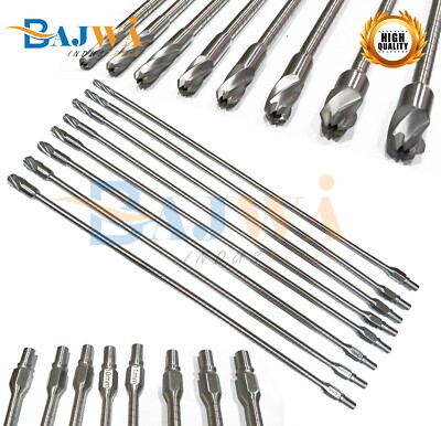 Orthopedic Flexible Reamer Surgical Instruments Set 8 pcs