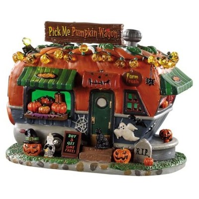 LEMAX Pick Me Pumpkin Wagon, Battery Operated (4.5V) #95444 
