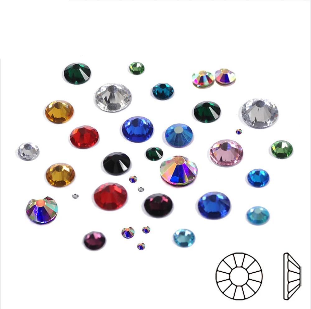 Yanruo 2058hf Montana Pedras E Cristais Flatback S... - Vicedeal - Foto 6