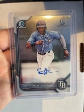 2022 Bowman Chrome Estanli Castillo Prospect Auto 1st CPA-EC Tampa Bay Rays 🔥