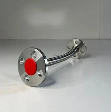 HOSE MASTER Braided Stainless Steel Flex Hose Assembly w/KERKAU Flanged 1/2"x12"