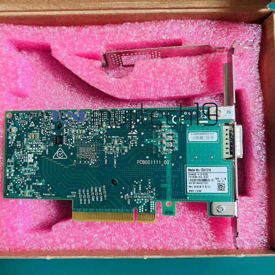 MELLANOX CONNECTX-4 LX 40GB ETHERNET CARD CX4131A QSFP28 MCX4131A-BCAT - Image 2 of 3