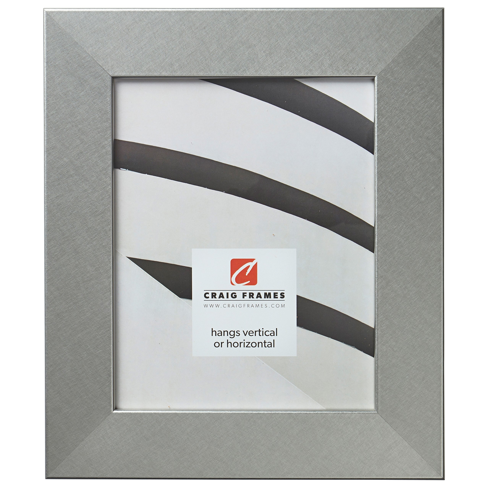 Bauhaus 200 Brushed Silver 11x17 Inch Picture Frame