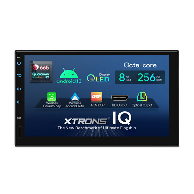 XTRONS 7'' QLED 8Core 256G Android 13 4G LTE Doppel 2 DIN Autoradio GPS Bluetooth