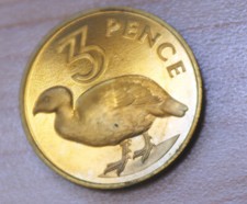 1966 Gambia 3 Pence Proof