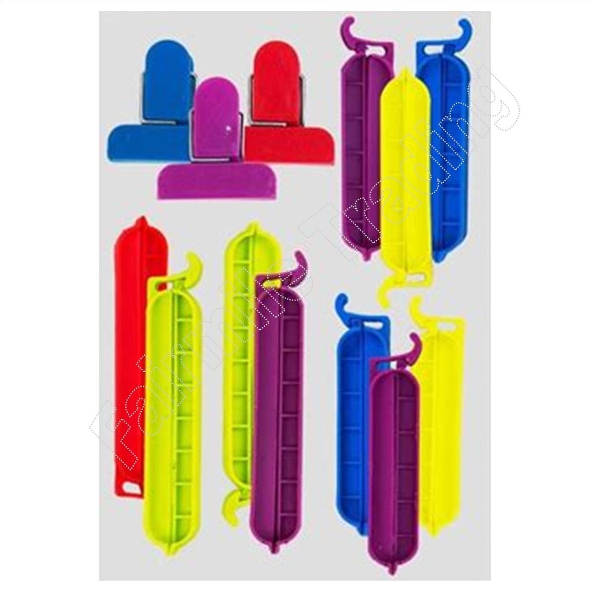 10pcs Food Snack Storage Seal Sealing Freezer And Fridge Bag Clips - View #2