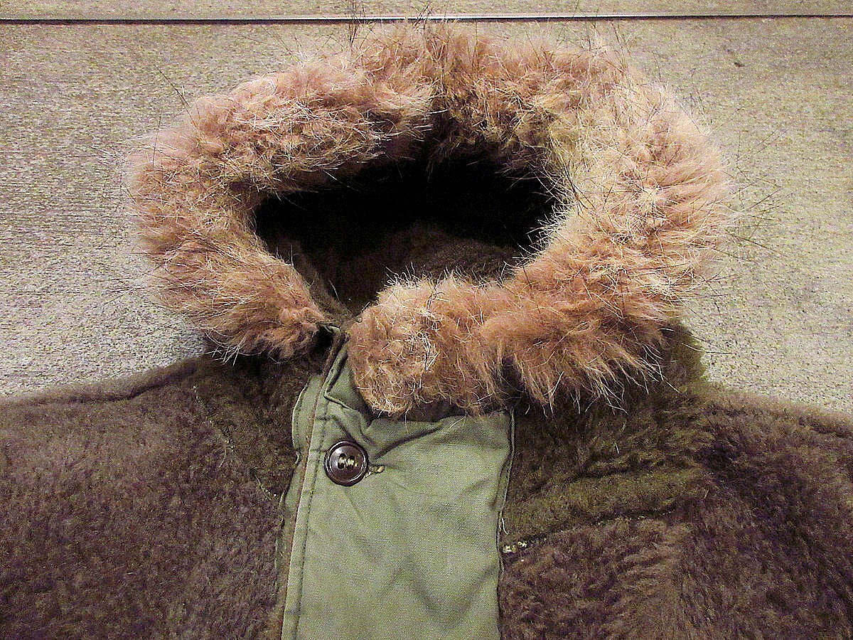 U.S.ARMY M43 1940s USA pile Liner Jacket ARMY Military Mountain