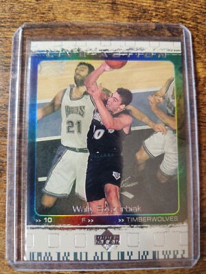 2000-01 Upper Deck Wally Szczerbiak Live Action Insert #LA7 Timberwolves