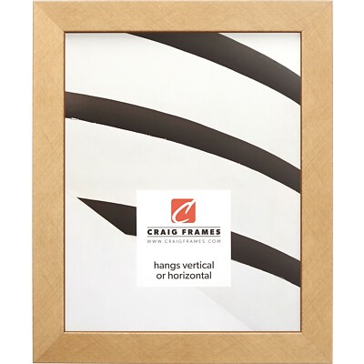 Craig Frames Essentials, 1 Inch Wide Modern Distressed Gold Picture Frame