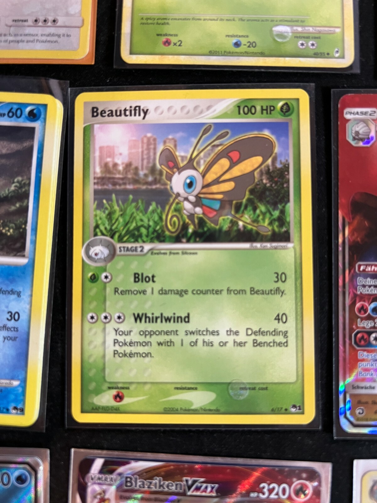 Beautifly ~ 6/17 ~ Non-Holo ~ POP SERIES 1 ~ NEAR MINT ~ Pokemon Card