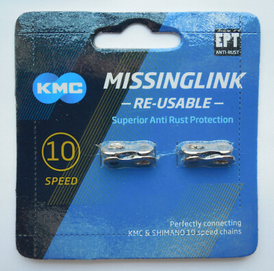 KMC - 2 Fake Mesh/Missing Link Re-Usable EPT Anti-Rost KMC x Shimano für SRAM