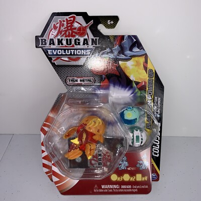 BAKUGAN EVOLUTIONS COLOSSUS W/NANO RIPTIDE & SIPHON ACTION FIGURES