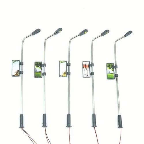 10pcs Model Railway Light 3V LED Street Light For HO N Scale Train railway scene - Picture 32 of 35