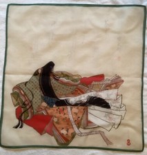 Japanisches Vintage Taschentuch Japanisch Klassisch Tanz Drama 42 cm Quadrat