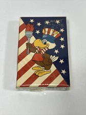 1984 Sam The Olympic Eagle Playing Cards, 1980 U.S Playing Card Co., New Sealed