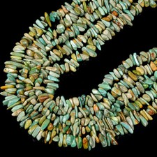 10-14MM Natural Blue Green Turquoise Pebble Nugget Chip Loose Beads D432 