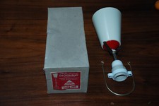 ERCO / Primat Universal Deckenzug Vintage rare 50/60er Deckenleuchte Neu OVP (6)