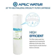 2- APEC 20" Calcite Low pH Neutralizing Water Filter (FI-PHPLUS20-BB)