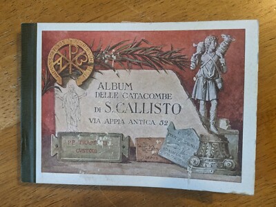 Album Delle Catacombe Di S. Callisto Via Appia Catacomb Photo Italy Souvenir