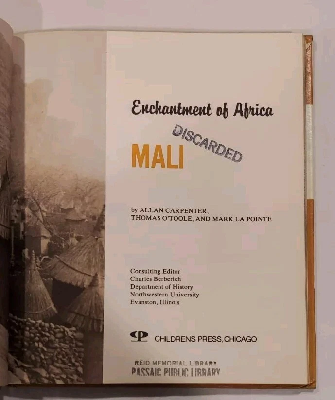Enchantment of Africa: Mali By Allan Carpenter 1975 - Image 3 of 4