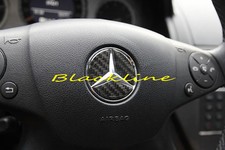 For Mercedes Carbon Steering Wheel Emblem Sticker Cla Slk Ml Class 63 45 Amg For Mercedes Carbon Steering Wheel Emblem Sticker Cla Slk Ml Class 63 45 Amg