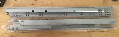 OCG Undermount Drawer Slides 21 inch (1 Pair) Full Extension Soft Close Bottom