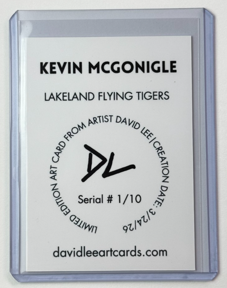 Kevin Mcgonigle Limited Artist Signed 