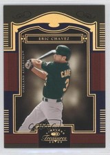 2005 Donruss Timeless Treasures Gold 8/25 Eric Chavez #78 0a1