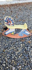 Vintage Cass Toys rocking horse - 1940's - Adorable 