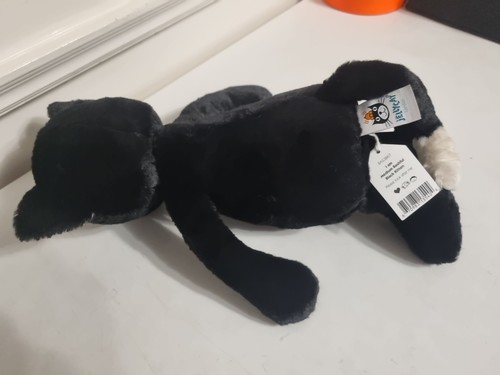 Brandneu mit Etikett Jellycat "I am Medium Bashful Black Kitten" BAS3BKITN Black & White Cat - Bild 9 von 17