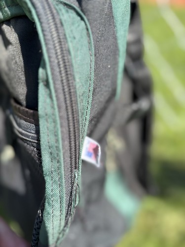 1990’s Vintage OUTDOOR PRODUCTS Forest Green Backpack Hiking Camping Pockets USA - Picture 3 of 9
