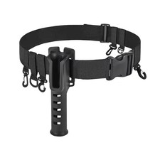 3Kamido Cintura da pesca regolabile con portacanna e 6 ganci per accessori