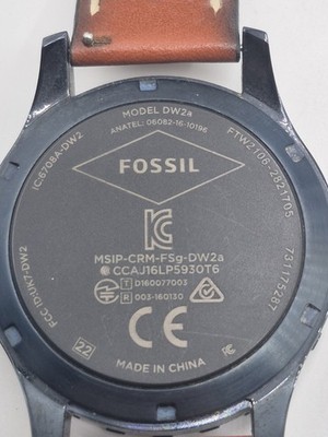 腕時計(デジタル) Fossil Q Marshal(FTW2106) Fossil FTW2106 Q Marshall Gen 2 Smartwatch Model DW2A | eBay