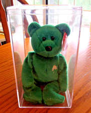 TY Beanie Baby Erin the Bear 1997 Retired Plush Toy New in Plastic Box since pur