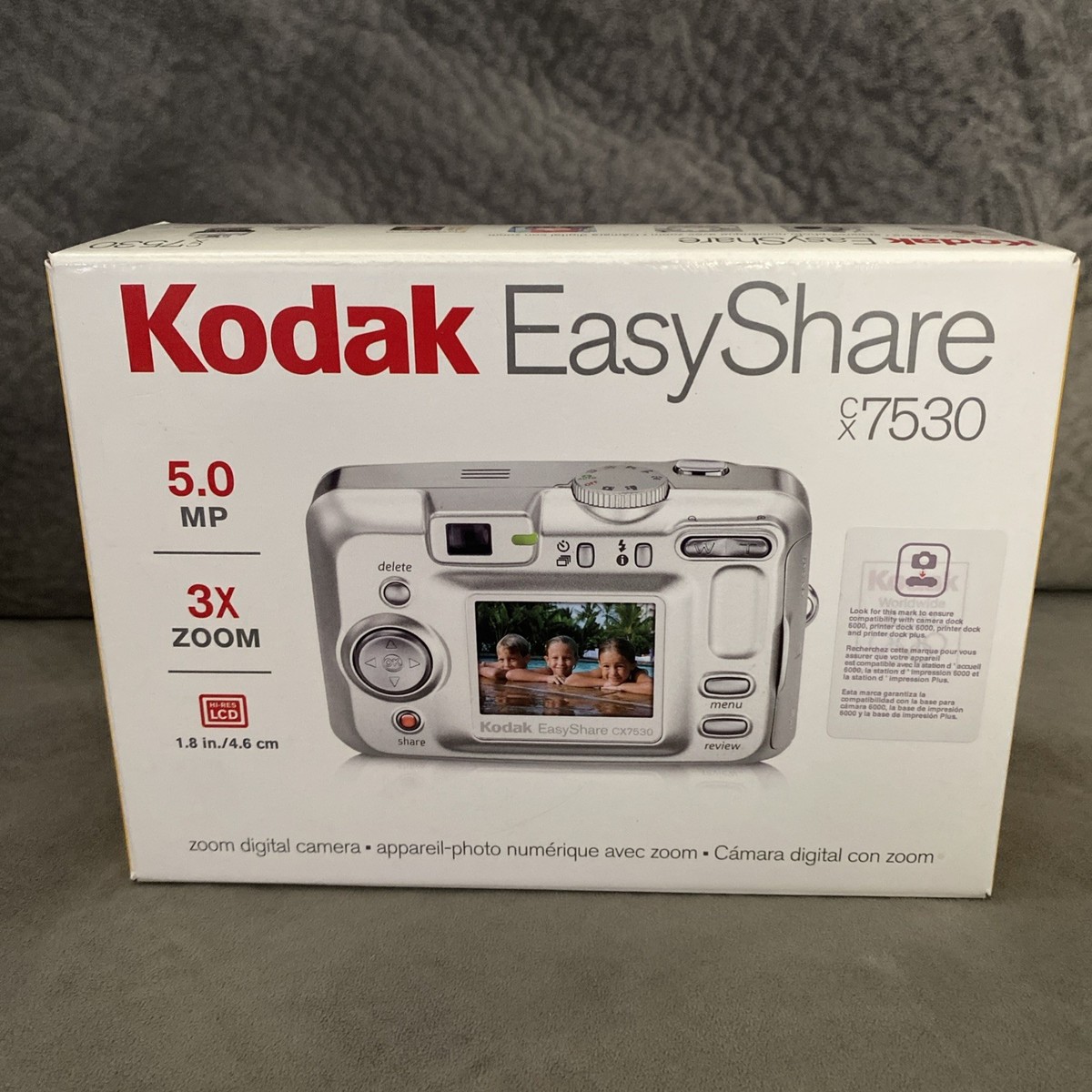 Kodak EasyShare CX7530 Compact Digital Camera 5.0MP 3X Zoom Tested
