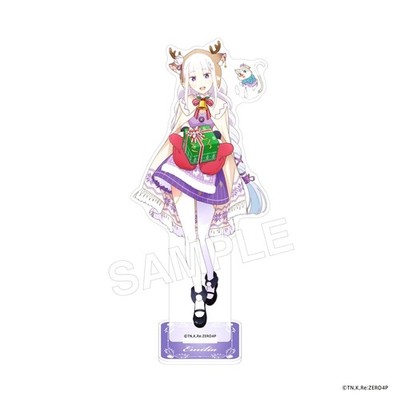 Emilia Christmas Cosplay Ver. Re:Zero Acrylic Stand Figure Japan C093