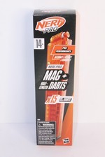 Nerf Pro Mag with 15 Half-Length Darts Magazine Plus Refills Lot of 2 NWB