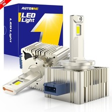 Combo 2 D3s D3r Xenon White Led Headlight Bulbs 1000000lm 100w Hid Upgraded Kit