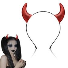 Cosplay Halloween Devil Horns Headband - Hair Accessories - Red - 2 Costumes